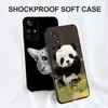 Pour Xiaomi Redmi Note 11S 4G 5G Global Case Couverture de téléphone Noir Tpu Lion Loup Tigre Dragon