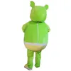 Professional custom Lovely Gummy Bear Mascot Costume Cartoon green bear Character Clothes Christmas Halloween Party Fancy Dress306S