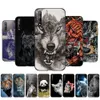 للحصول على غطاء هاتف Huawei Y8P 6.3 "Silicon Phone على Y8P 2020 Y 8P AQM-LX1 Huaweiy8P TPU Case Black Lion Wolf Tiger Dragon