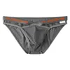 Mutande Moda Tinta unita Uomo Intimo Mesh Boxer Slip Sport Mutande traspiranti Vita bassa Grandi tronchi 4034SJ 230715