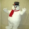 2018 Maskot Şehir Frosty The Snowman Maskot Kostüm Anime Kitleri Maskot Tema Fantezi Elbise Karnaval Costume331Q