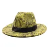 Autumn and Winter Men Women Fedoras Hat Classical Sombrero Imitation ull cap Woman Högkvalitativ breda hattar