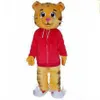 2019 Tortas de dibujos animados de alta calidad Daniel Tiger Mascot Costume Daniele Tigere Mascot Costumes2915