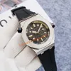 Mens Watch Frosted Case Designer حركة أوتوماتيكية لحركة مراقبة عالية الجودة صقيع الصقيع