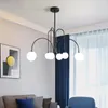 Chandeliers Modern Glass Ball Kitchen Dining Room Living Pendant Lights Decoration Hanging Lamp Ceiling Lighting