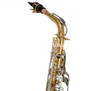 كوكب المشتري JAS-710GNA Alto Saxophone EB Tune E Flat Brass Sliver Keys Musical الآلات الموسيقية مع الملحقات