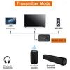 Bluetooth 5.0 Transmitter & Receiver With OLED Screen 2-In-1 Wireless 3.5Mm Adapter Low Latency