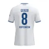 23 24 24 Hoffenheim koszulki piłkarskie dom Blue Bebou Beier Kramaric Geiger Skov Ozan Kabak Grillitsch Kaderabek Samassekou Jan 2023 2024 Away White Football Shirts