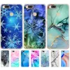 Para Xiaomi Mi A1 Capa Silicone Macio TPU Traseira Capa de Telefone 5.5" Coque Pára-choque Mármore Floco de Neve Inverno Natal