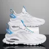 Mense Casual Shoes White Blue Black Breattable Sneakers Youth Running Sports Trainers With Air Cushion