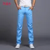 Pantaloni da uomo 8 colori Classic Casual Uomo Primavera Autunno Business Fashion Comodi pantaloni in jeans elasticizzati elasticizzati in cotone elasticizzato 230715