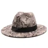 Autumn and Winter Men Women Fedoras Hat Classical Sombrero Imitation ull cap Woman Högkvalitativ breda hattar