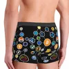 Caleçon Sexy Boxer Shorts Culottes Slips Hommes Blockchain Ethereum Crypto-monnaie Sous-Vêtements Dogecoin Btc Pour Homme