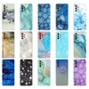 For Samsung Galaxy A53 5G Case 6.5inch Back Phone Cover A536 Silicon Coque Marble Snow Flake Winter Christmas