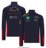 Sweats à capuche pour hommes F1 Redbulls Sweat à capuche Formule 1 Fans de course Motorsport Veste zippée Automne Hiver Sweat-shirt surdimensionné Manteau décontracté Grande taille