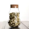 Bouteilles de stockage Bocal scellé en PET transparent Bouteille en verre Emballage de qualité alimentaire Biscuit au miel en forme de gourde