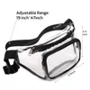 Pacote de bolsa Fanny Transparente Impermeável Atacado Bolsa de Cintura de PVC Aprovada para Estádio Bolsa Transparente Bolsa Sling Transparente Bolsas de Viagem de Praia