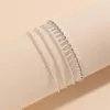 Enkelbanden Multi-layer Sexy Crystal Mode Strass Chian Charm Voet Armband Sieraden Zomer Strand Accessoires Huwelijkscadeau