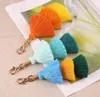 Boho Colorful multi layer Tassel Bag Key ring handmade charm keychain bags hangs fashion jewelry Wholesale