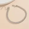 Enkelbanden Multi-layer Sexy Crystal Mode Strass Chian Charm Voet Armband Sieraden Zomer Strand Accessoires Huwelijkscadeau