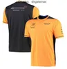 2023 Summer F1 McLarens T Shirts Formel One Round Neck Shirt Ny Team T-shirt Samma Custom