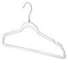 Hängare 1 st plastbeläggar hängande tungt glitterpulver designkläder för flickklänning skjorta förvaring rack tvätt torkställ