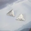 Boucles d'oreilles à tige européenne amérique breloques à la mode métal Triangle doré femmes fête Rock Brincos Bijoux cadeau