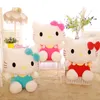 Vente en gros 20/25 cm chat poupée en peluche chat peluche poupée oreiller cadeau d'anniversaire maison chambre décoration