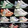 Poza biurem Białe strzały buty do koszykówki OW Jogging Sports Sports Sneakers Blue Black Low skórzany zamek błyskawiczny Kobiet Viri Girl Abloh Red Grey Pink Runner Treners