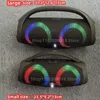 Haut-parleurs portables Étanche 100W Haut-parleur Bluetooth haute puissance RVB Lumière colorée Subwoofer sans fil 360 Stéréo Surround TWS FM Boombox 230715