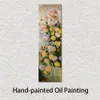 Lienzo arte jarrón de dalias Claude Monet pintura hecha a mano reproducción al óleo de alta calidad