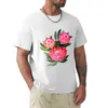 Men's Polos Protea Flower Watercolor - All Over Print T-Shirt Cute Clothes Anime Long Sleeve T Shirts