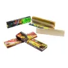 Bong Classical Smoking Rolling Paper Libretto puro Hornet King Size per tabacco Dry Herb Natural Unrefined Pink Cigarette Roll Papers dab rig