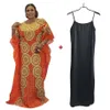 Etnisk klädkvällsklänning Kvinnor Dashiki Diamond African Clothes Robe Marocaine Luxury Dubai Kaftan Abaya Muslim Vetement Plus 312F