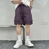 Männer Shorts Schnell Trockenen Sommer Multi-tasche Einfarbig Baggy Cargo Alle-spiel Casual Hosen Homme Koreanische mode Sport Mann