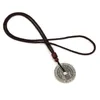 Pendant Necklaces Round Gold Necklace For Men With Color Retention Non-rusting Metal Boys Oversized Outfit Accessories