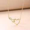 Anhänger Halsketten Herz Charms Halskette Für Frauen Koreanischen Stil Kragen Choker Kette Geschenk Freunde Mädchen Schmuck N450