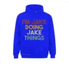 Hoodies voor mannen I'm Jake Doing Things Funny First Name Hooded Pullover Discount Sweatshirts Hip Hop Chinese Style Hoods