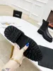 Botas de tornozelo femininas de marca de luxo outono inverno cavaleiro moda caubói sapatos casuais salto baixo 4cm tamanho 35-41