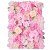 Sztuczna ściana kwiatowa Trójwymiarowa tło świąteczne dekoracje fotograficzne Fotografia Fike Fałszywe dekoracje kwiatów jedwabne kwiat tło ślubne