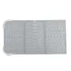 Table Mats Big Silicone Dish Drying Mat Drainer Protection Heat Resistant Counter Top Sink Non Tool Grey