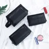 Cosmetic Bags Women Necessary Portable Bag Transparent Travel Organizer Fashion Large Capacity Black Mesh Toiletry Makeup Pouch