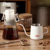 Gakehals kaffekokare häll över droppkruka 250 ml lång smal pip rostfritt stål hängande öronvatten dripper vattenkokare fo kaffe