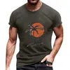 Men's T Shirts Big And Tall Full For Men Vacation 3d Digital Printing Loose Fit Shirt