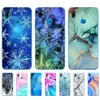 لـ Huawei Nova 3 3i 3e Case Soft TPU Silicon Phone Cover for Nova3 nova3i ine-lx2 ine-lx9 marble snow Flake Winter