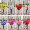 Zijde Gladiolen Bloem 7 hoofden Stuk Nep Zwaard Lelie voor Bruiloft Centerpieces Kunstmatige Decoratieve Bloemen 80cm 12pcs259c