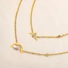 أربع أوراق البرسيم قلادات المجوهرات للرجال قلادة الماس الأكثر مبيعًا موسانشي قلادة كوبية الذهب