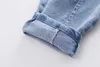 Spring Fall Kids Boys 'Clothes Baby Elastic Band Stretch Denim Trousers For Toddler Children Boy Clothing Outer Wear Jeans Byxor