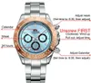 8A Qualität R olax Uhren Online-Shop PAULAREIS vollautomatische mechanische multifunktionale leuchtende Diamantoberfläche Stahlband Herrenuhr mit Geschenkbox
