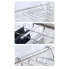 Hangers Folding Trousers Rack For Clothes Adjustable Closet Organizer